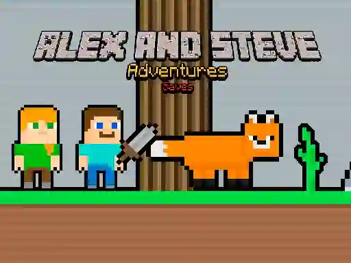 Leikur Alex and Steve Adventures Saves á netinu