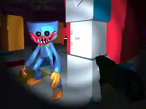 Leikur Poppy Huggy Wuggy Shooter á netinu
