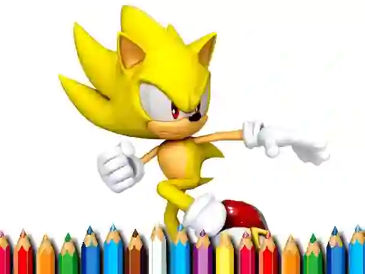 Leikur Sonic Coloring Book á netinu