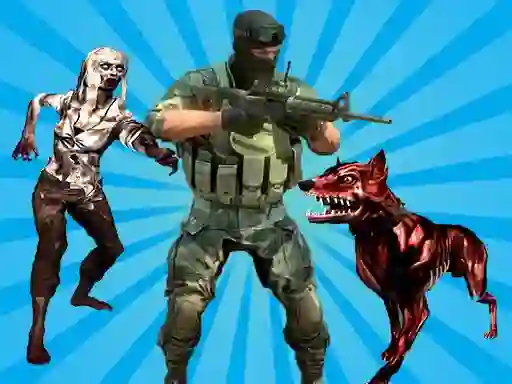 Leikur Good Guys VS Bad Boys Zombie á netinu