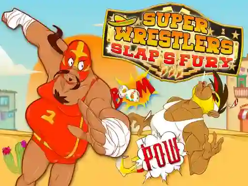 Leikur Super Wrestlers : Slaps Fury á netinu