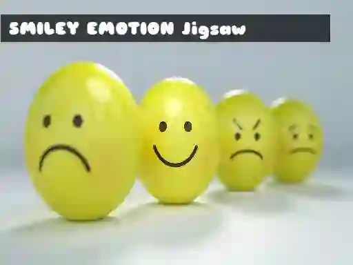 Leikur Smiley Emotion jigsaw á netinu