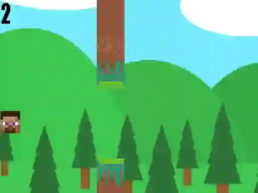 Leikur MC Flappy Steve á netinu
