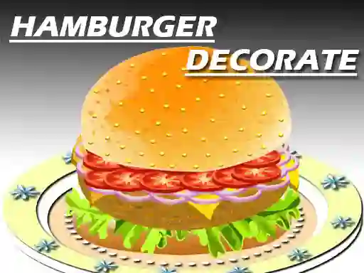 Leikur Hamburger Decorating á netinu