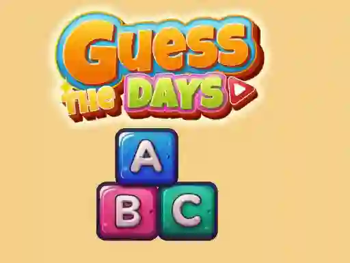Leikur Guess The Days á netinu