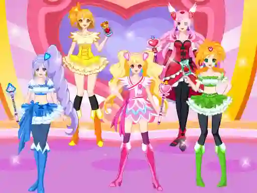 Leikur Pretty Cure 4 á netinu