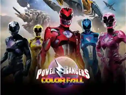 Leikur Power Rangers Color Fall á netinu