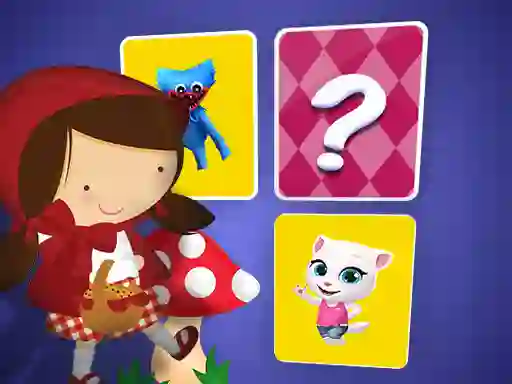 Leikur Little Red Riding Hood Memory Card Match á netinu