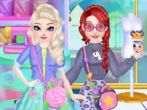 Leikur Fashion Princess Sewing Clothes á netinu