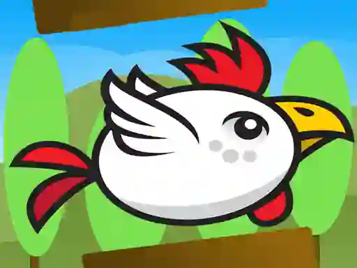 Leikur Angry Flappy Chicken Fly á netinu