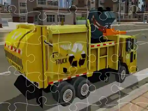 Leikur Garbage 3D Trucks á netinu