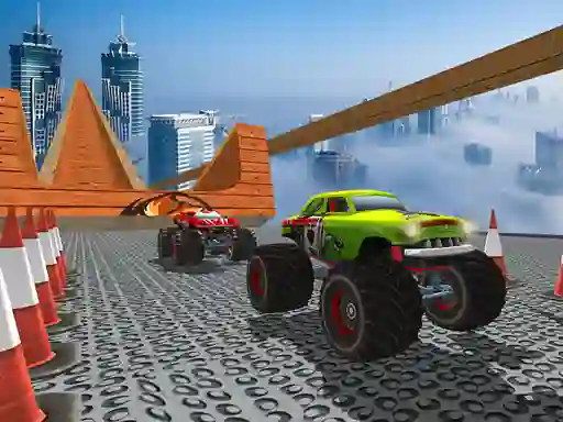 Leikur Monster Truck Ramp á netinu