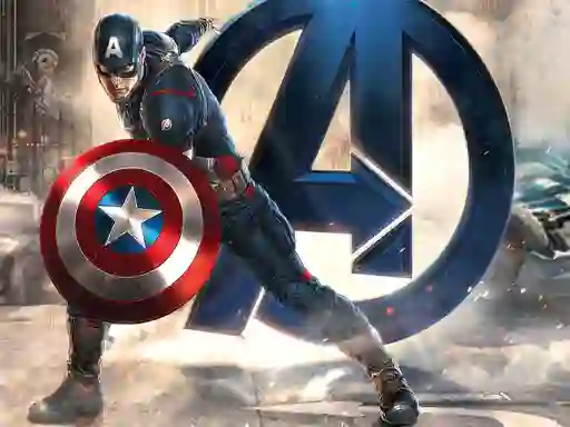 Leikur Captain American Jigsaw Puzzle á netinu