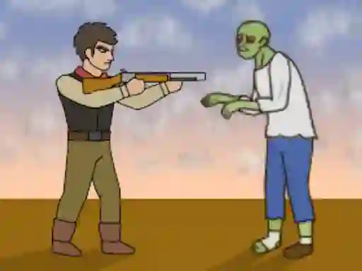 Leikur Cowboy Survival Zombie á netinu