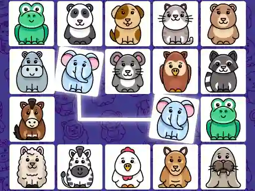 Leikur Kris Mahjong Animals á netinu