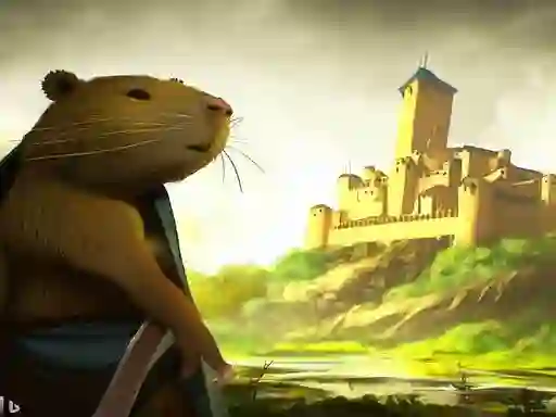 Leikur Adventures of the Medieval Capybara á netinu