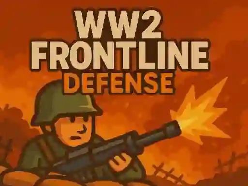 Leikur WW2 Frontline Defense á netinu