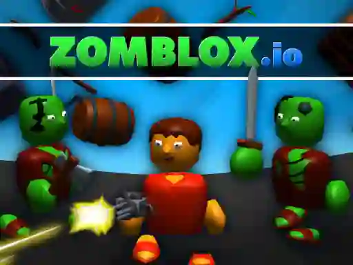Leikur Zomblox.io á netinu