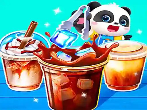 Leikur Little Panda Coffee Shop á netinu