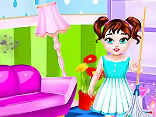 Leikur Baby Taylor House Cleanup á netinu