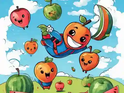 Leikur Fruit Merge game á netinu