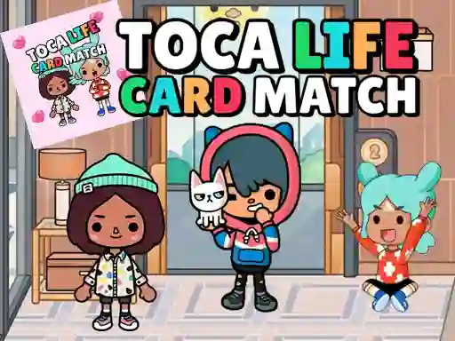 Leikur Toca Life Memory Card Match á netinu