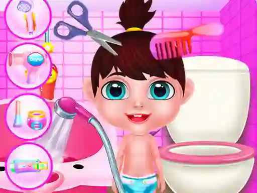 Leikur Baby Girl Daily Care á netinu