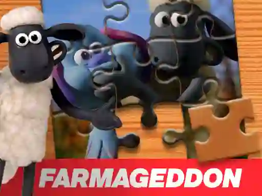Leikur  A Shaun the Sheep Movie Farmageddon Jigsaw Puzzle á netinu