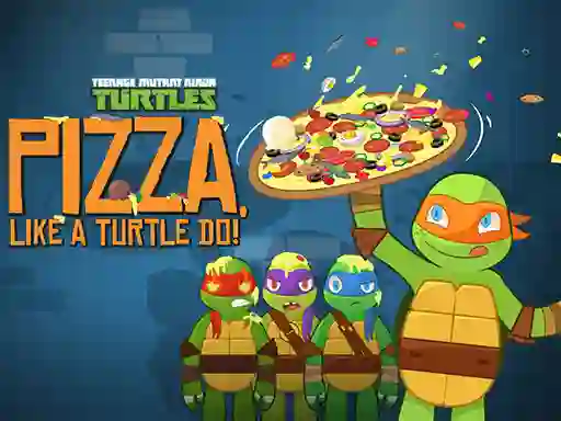 Leikur Ninja Turtles: Pizza Like A Turtle Do! á netinu