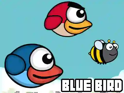 Leikur Flying Blue Bird á netinu