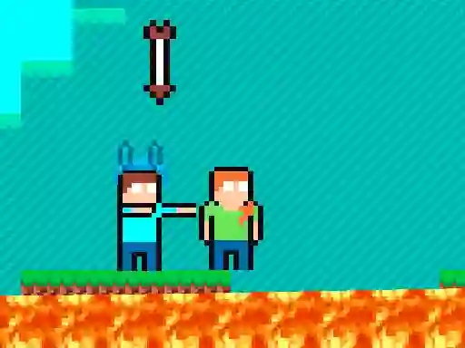Leikur Pixel Battle Upward á netinu