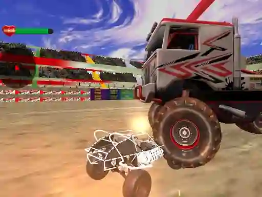 Leikur Crazy Buggy Demolition Derby á netinu