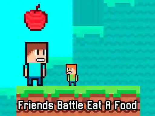 Leikur Friends Battle Eat A Food á netinu