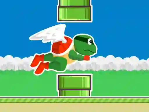 Leikur Flappy Turtle á netinu