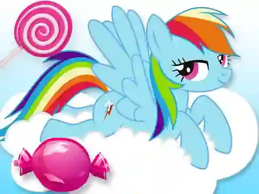 Leikur Pony Candy Run á netinu