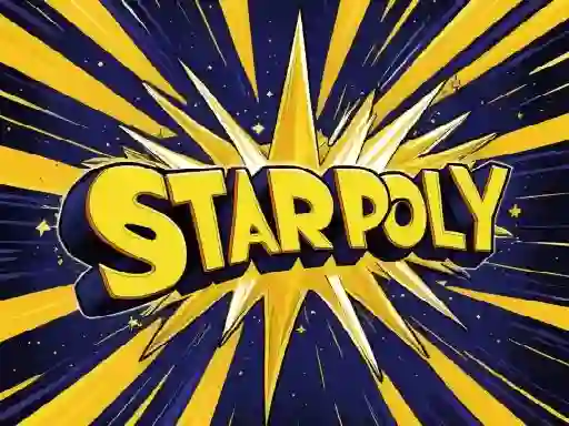 Leikur Star poly á netinu