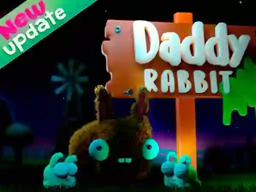 Leikur Daddy Rabbit Zombie Farm á netinu