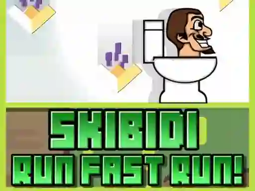 Leikur Skibidi Run Fast Run! á netinu
