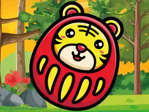Leikur Daruma Tiger Run á netinu