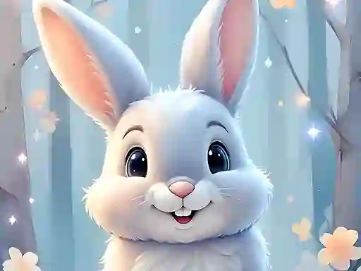 Leikur Easter Bunny Coloring Book á netinu