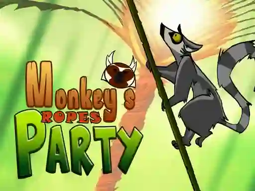 Leikur Monkey's ropes party á netinu