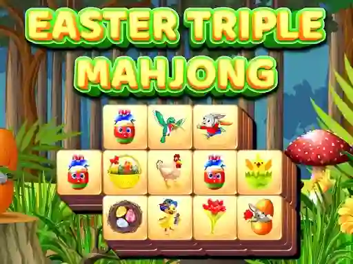 Leikur Easter Triple Mahjong á netinu