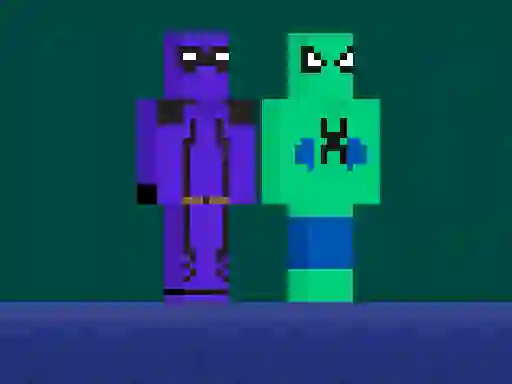 Leikur Noobpool & NoobSpider á netinu