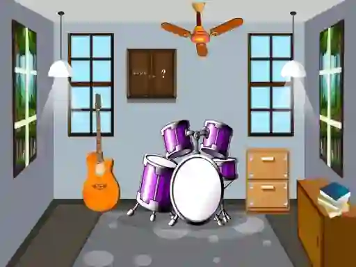 Leikur Musician House Escape á netinu