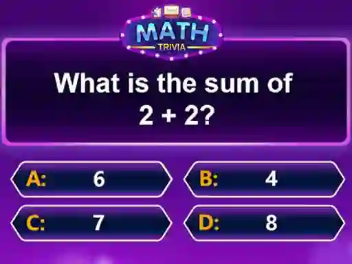 Leikur Math Trivia á netinu