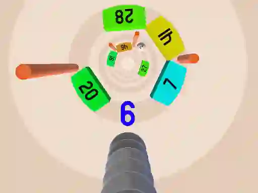 Leikur Snake vs Balls á netinu