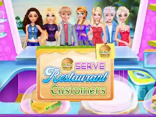 Leikur Serve Restaurant Customers á netinu
