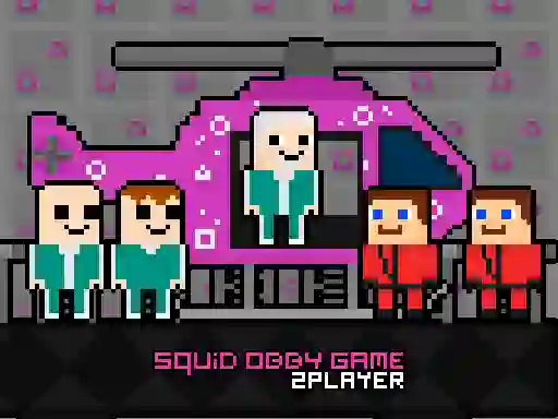 Leikur Squid Obby Game 2Player á netinu
