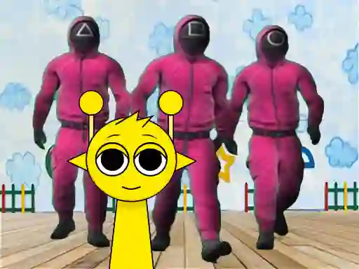 Leikur Sprunki in Squid Game Chamber á netinu
