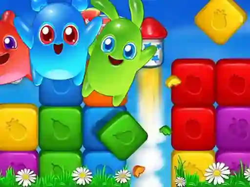 Leikur Cubes Blast Saga á netinu